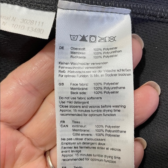 Mammut | Swiss Design|Charcoal | SofTech |Soft shell | Full Zip | Jacket |Size S - Picture 14 of 16